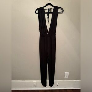 Black jumpsuit, date night, girls night out
